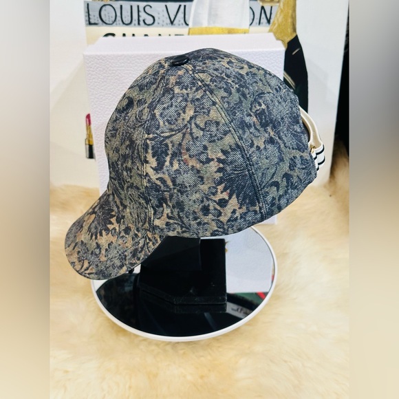 ๐ฅ CHRISTIAN DIOR Toile De Jouy Cap Large 59-60 with COA - Picture 8 of 17